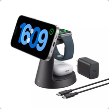Load image into Gallery viewer, 3-in-1 Adjustable Angle Wireless Charging Station Stand