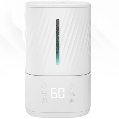 4.5L Ultrasonic Humidifier With Warm & Cool Mist Remote Control & Leakproof Tank